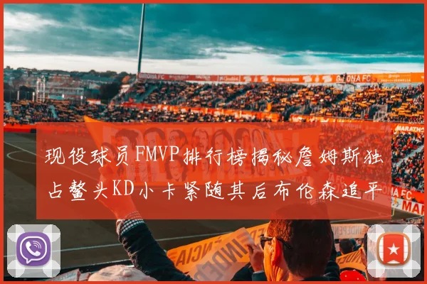 现役球员FMVP排行榜揭秘詹姆斯独占鳌头KD小卡紧随其后布伦森追平库里约基奇等